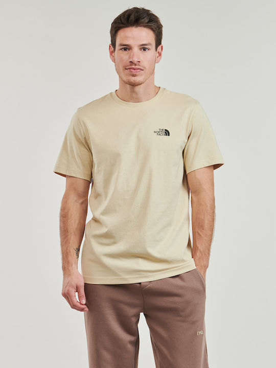 Simple Dome T-shirt Μπεζ
