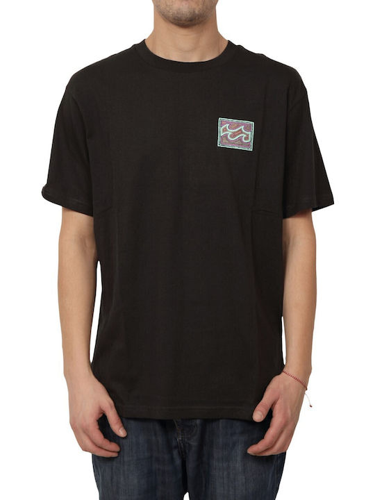 Crayon Wave T-shirt Black