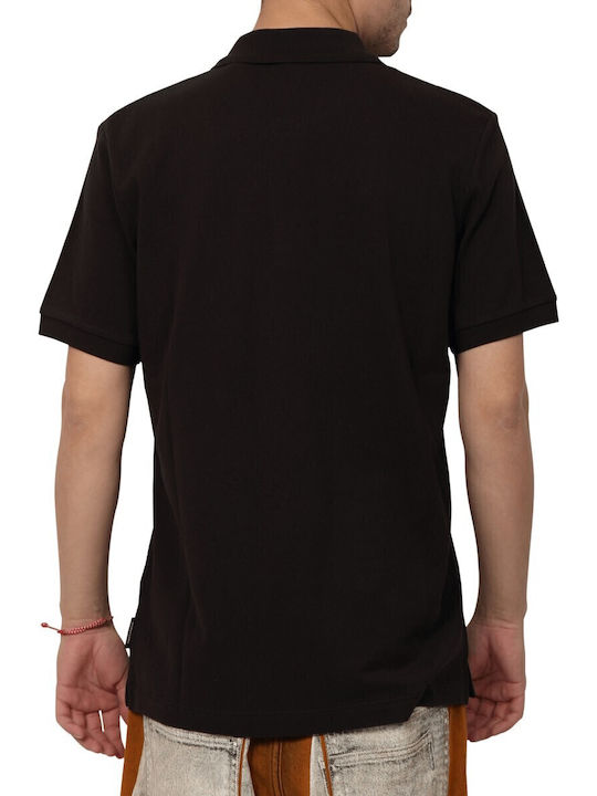 Essential Polo Herrenbluse Kurzarm Schwarz