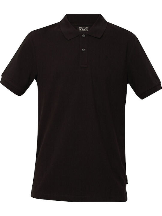 Essential Polo Herrenbluse Kurzarm Schwarz
