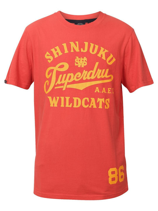 Ovin Vintage T-shirt Κοραλί