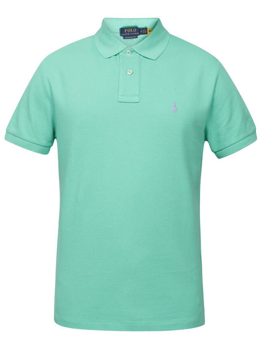Polo Short Sleeve Blouse Petrol Blue