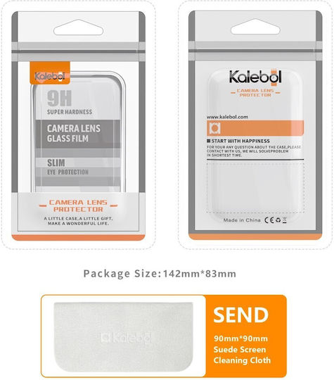 Kalebol Προστασία Κάμερας Tempered Glass Μαύρο για το Motorola Moto G85 5G