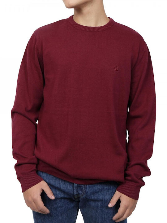 Langarm-Pullover Wine