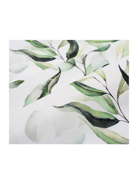 Dimcol Tablecloth Stain Resistant Set 2pcs 462 White-green 140x140cm