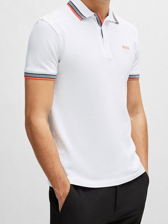 Paddy Polo Short Sleeve Blouse White