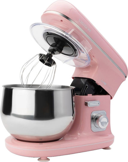 Clatronic KM 3711 263875 Mixează 1100W cu Vas din Oțel Inoxidabil 5lt Roz
