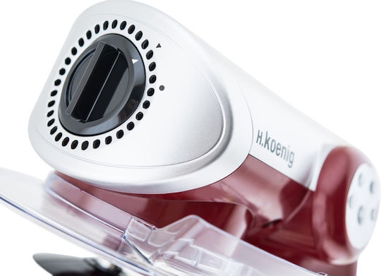 HKoenig KM80 Stand Mixer 1000W with Stainless Mixing Bowl 5lt Red