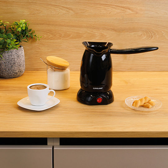 Eurolamp Electric Greek Coffee Pot 800W with Capacity 600ml Black