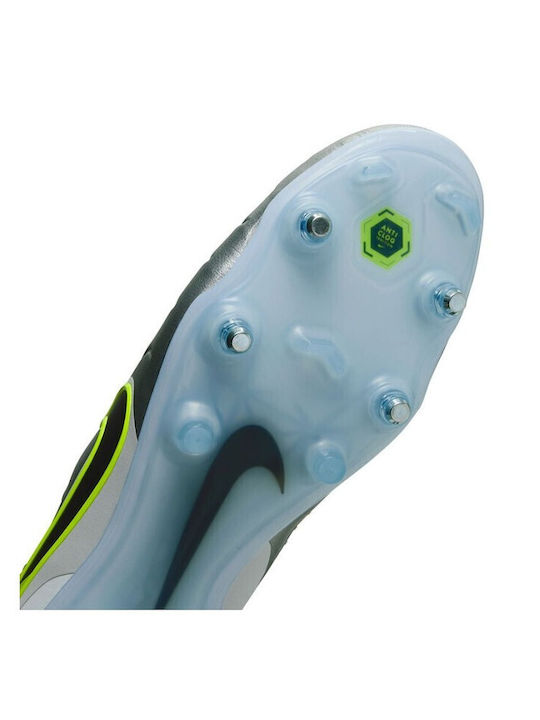 Nike Tiempo Legend 10 Elite Футболни Обувки с Бутони Сребристи