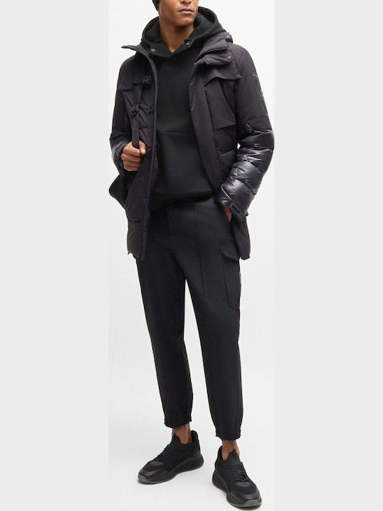 Hanorace Bărbați Cu Glugă Negru