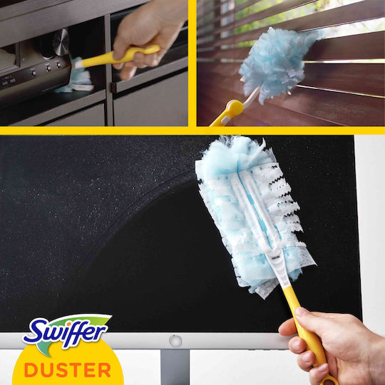 Swiffer Duster Feather Duster with Handle & Refills 5 Pieces