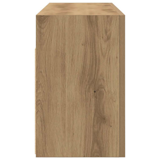 vidaXL Bathroom Cabinet L80xW25xH40cm Oak