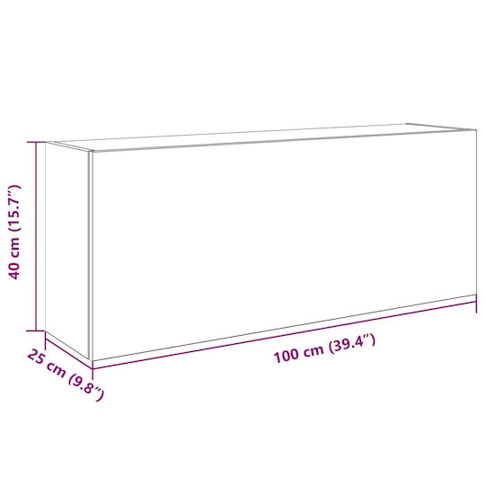 Vidaxl Wall Cabinet