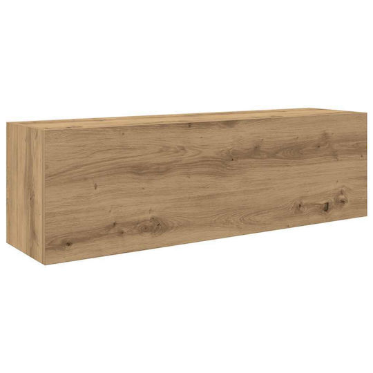 vidaXL Ντουλάπι Μπάνιου 100x25x30cm Δρυς