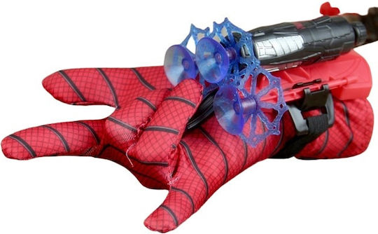 Spiderman Carnival Gloves Red made of Plastic 1pcs