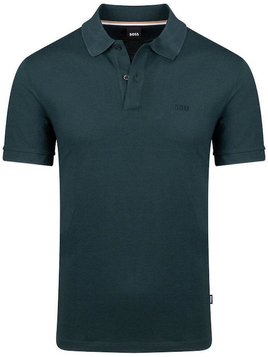 Pallas Polo Short Sleeve Blouse Green