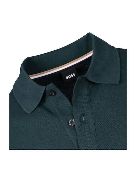 Pallas Polo Short Sleeve Blouse Green