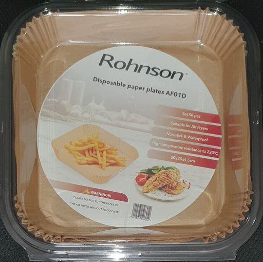 Non-stick Baking Paper Air Fryer Rohnson Af01d 50 Pieces