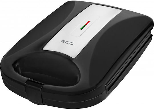ECG Sandwich Maker pentru 4 Sandvișuri 1200W Neagră