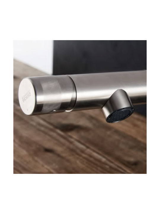 Armando Vicario Kitchen Faucet Counter Silver