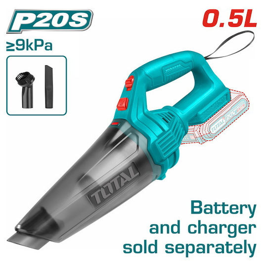 Total Rechargeable Handheld Vacuum 20V without Battery and Charger Blue