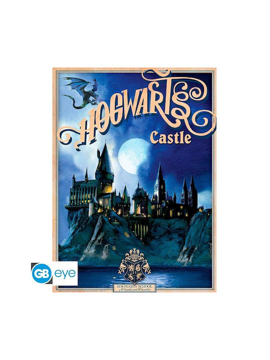 Abysse Poster Harry Potter Retro Hogwarts & Diagon S/2 38x52cm