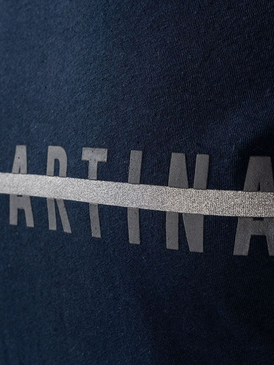 T-shirt Navy Μπλε