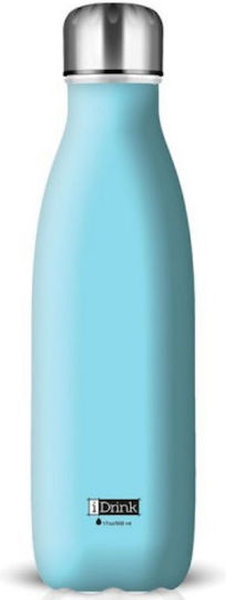 I-Total iDrink Colors Μπουκάλι Θερμός Ανοξείδωτο BPA Free 500ml Μπλε