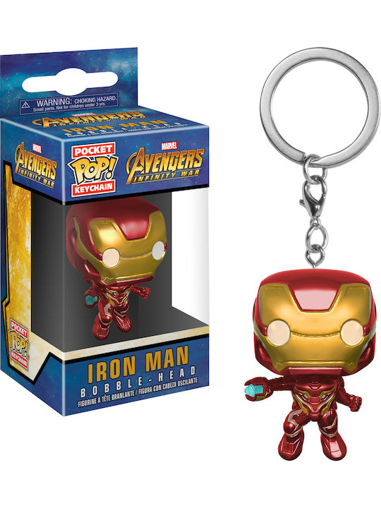 Funko Pocket Pop! Keychain Marvel: Infinity War - Iron Man Bobble-Head Funko Pocket Pop! Keychain Marvel: Infinity War - Iron Man Bobble-Head