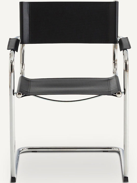 Sessel mit Armlehnen in Schwarz Farbe 57x58x79.5cm 1Stück