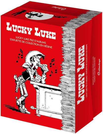 Lucky Luke Pile Comics Statue