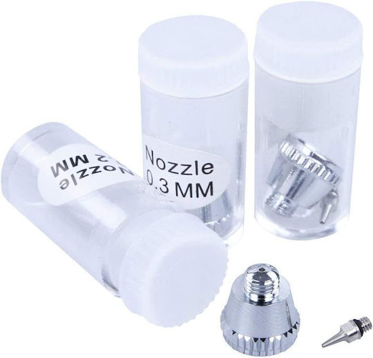Set 2 Airbrush-uri 0.2 0.3 0.5 Mm Duze Piese Pipete Furtun 7 Ml Rezervor 22 Ml Rezervor Tije de Curățare Timbertech