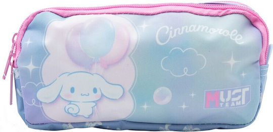 Must Team Cinnamoroll Balloons Pencil Case Barrel with 2 Compartments Purple
