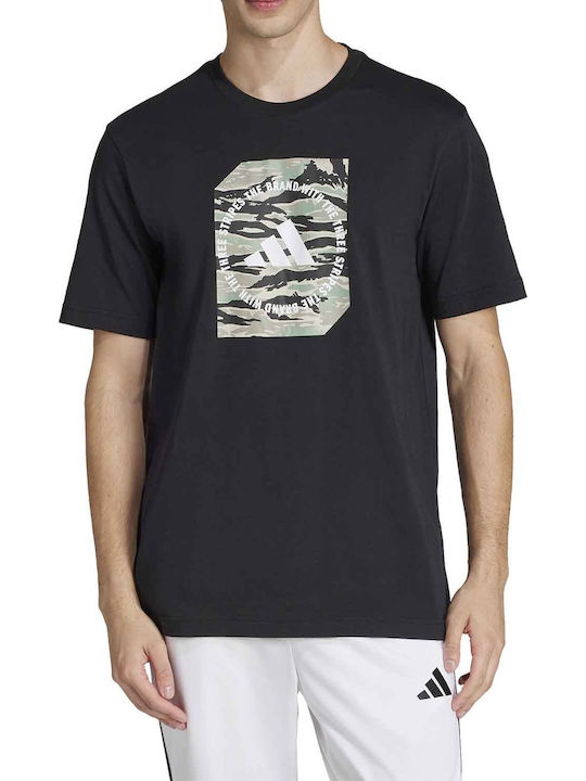 Camo T-shirt Μαυρο