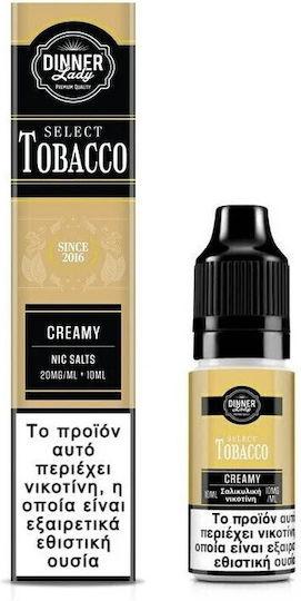 dinner lady select tobacco Dinner Lady Έτοιμο Υγρό Αναπλήρωσης Select Tobacco Creamy Tobacco 20mg 10ml