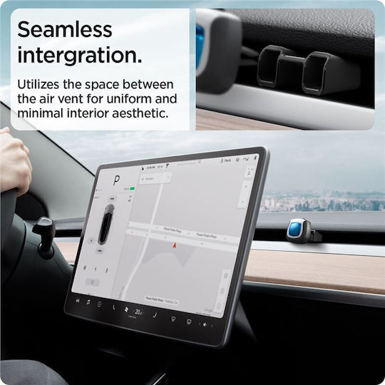 Spigen Tesla Air Freshener Adapter Black-tesla Model Y/3 2021/2022 Acp05265
