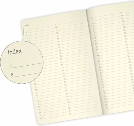 Castelli Milano Carnet Cu dungi cu Elastic și Suport pentru Stilou Auriu