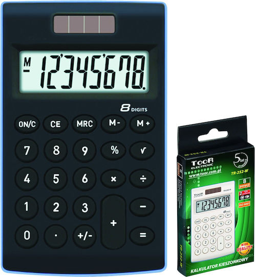 TooR Calculator de buzunar. în Culoarea Negru 1buc