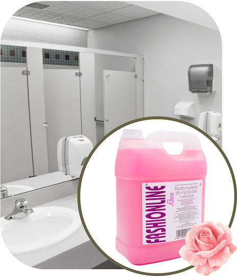 Fashionline Fashionline Liquid Soap Hair Body Floral Commercial Hand Cleaner 5lt