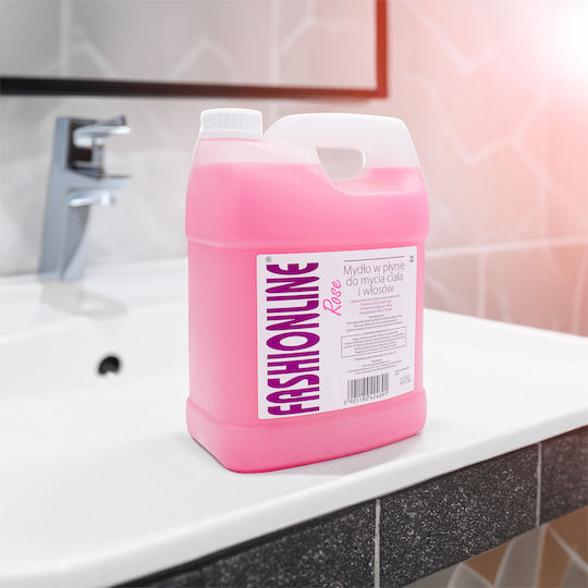 Fashionline Fashionline Liquid Soap Hair Body Floral Commercial Hand Cleaner 5lt