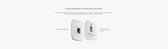 Ajax Systems Wireless RF External Battery Alarm Siren 113dB 12V with White Light 20x20cm