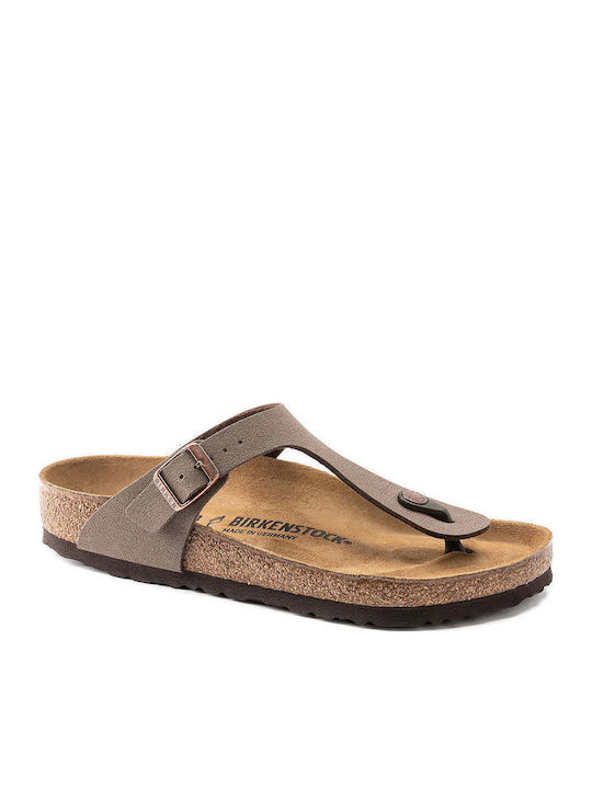 Gizeh Birko-Flor Nubuck Women's Anatomic Sandals Mocha Narrow Fit