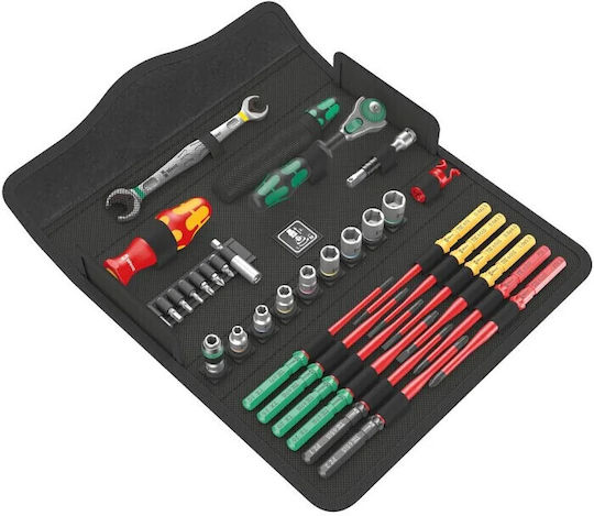 Wera Tool Casket with 35 Electrician's Tool Set