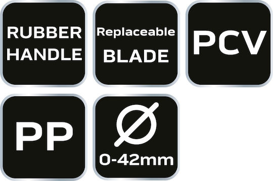 Neo Tools Σωληνοκόφτης Χειρός Κόφτης Πλαστικής Σωλήνας 42mm 02-073