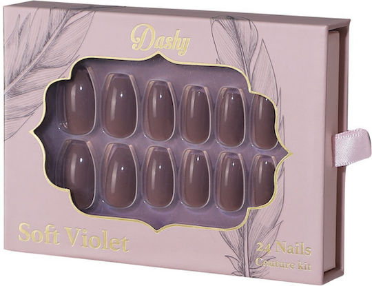 Dashy Dashy Nagelspitzen in Lila Farbe 680009