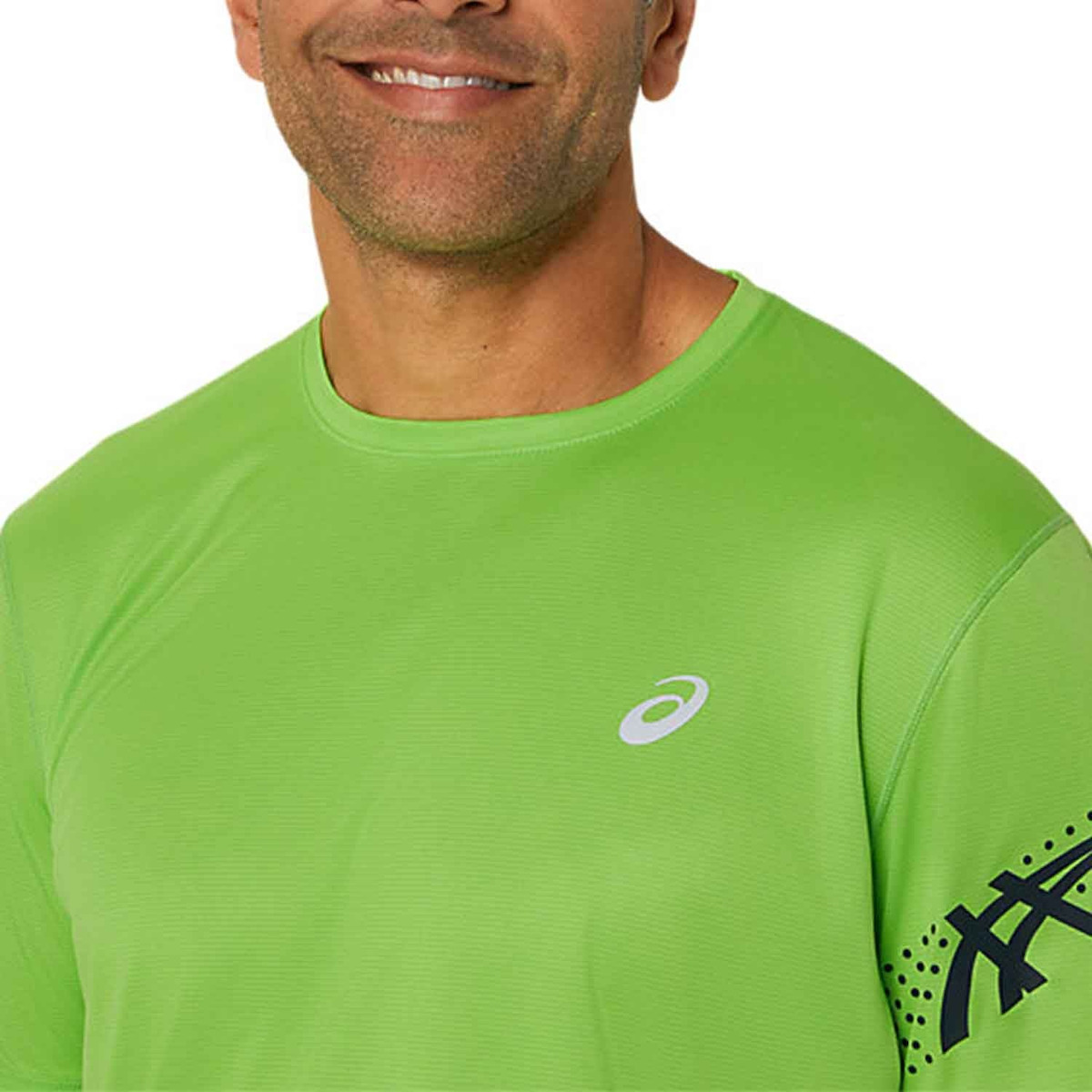 ASICS Icon Tricou sport Electric Lime/french Blue 2011C734-303