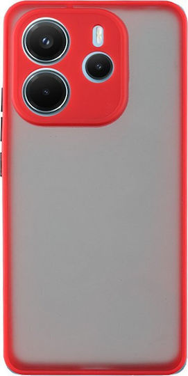 Lime Hardshell Fusion Full Camera Protection Back Cover Plastic / Silicone Red (Redmi Note 14 4G)