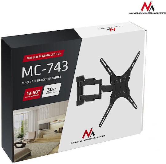 Maclean Energy MC-743 Επιτοίχια έως 50" και 30kg