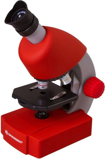 Bresser 40x-640x Microscope Red Дигитален Микроскоп 640xx